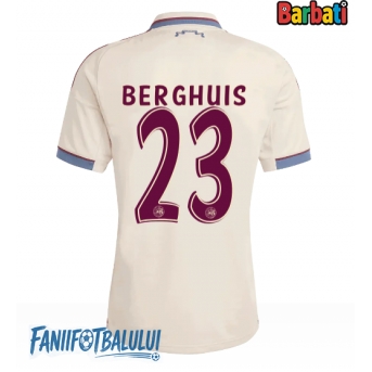 Ajax Steven Berghuis #23 Tricou Fotbal Replică 2025-26 Barbati Treilea